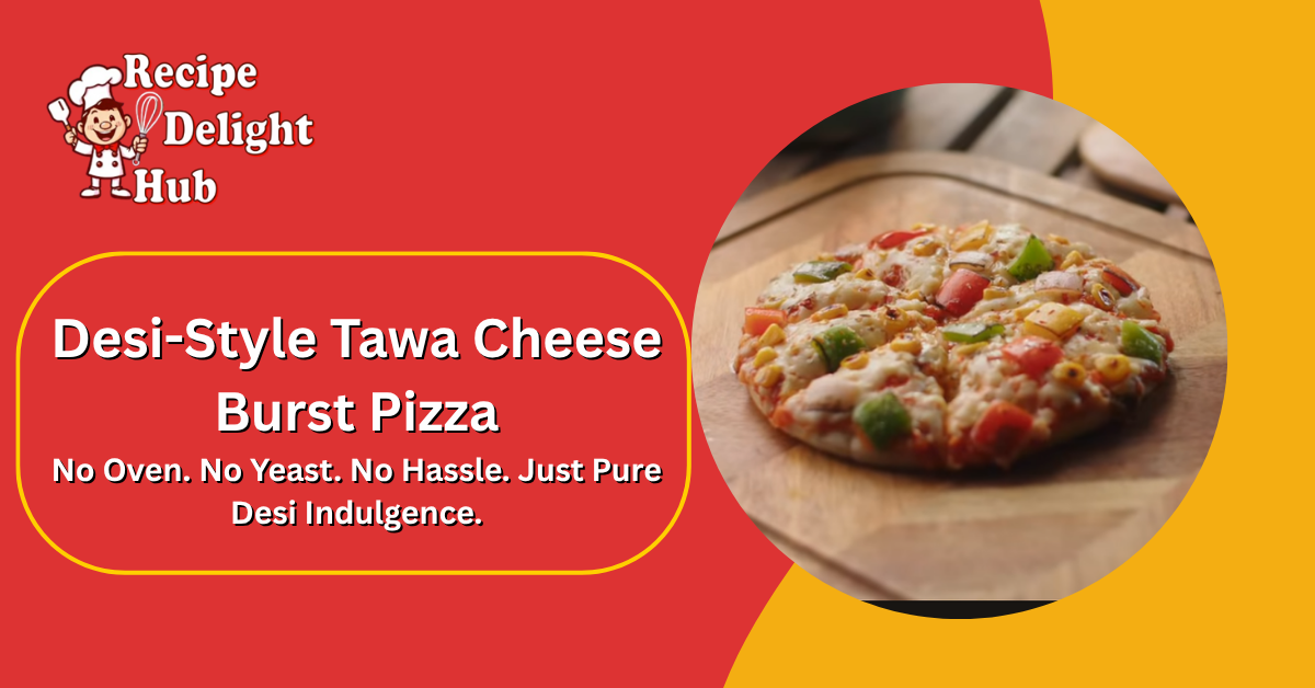 Desi-Style Tawa Cheese Burst Pizza
