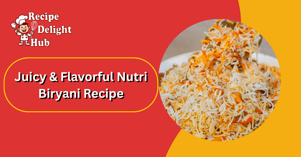 Juicy & Flavorful Nutri Biryani Recipe | Vegetarian Biryani That Tastes Like Heaven